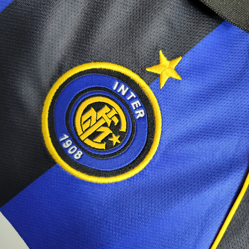 Retro 2001-02 Inter Milan Home Retro KALLON RONALDO RECOBA SEEDORF Football jersey