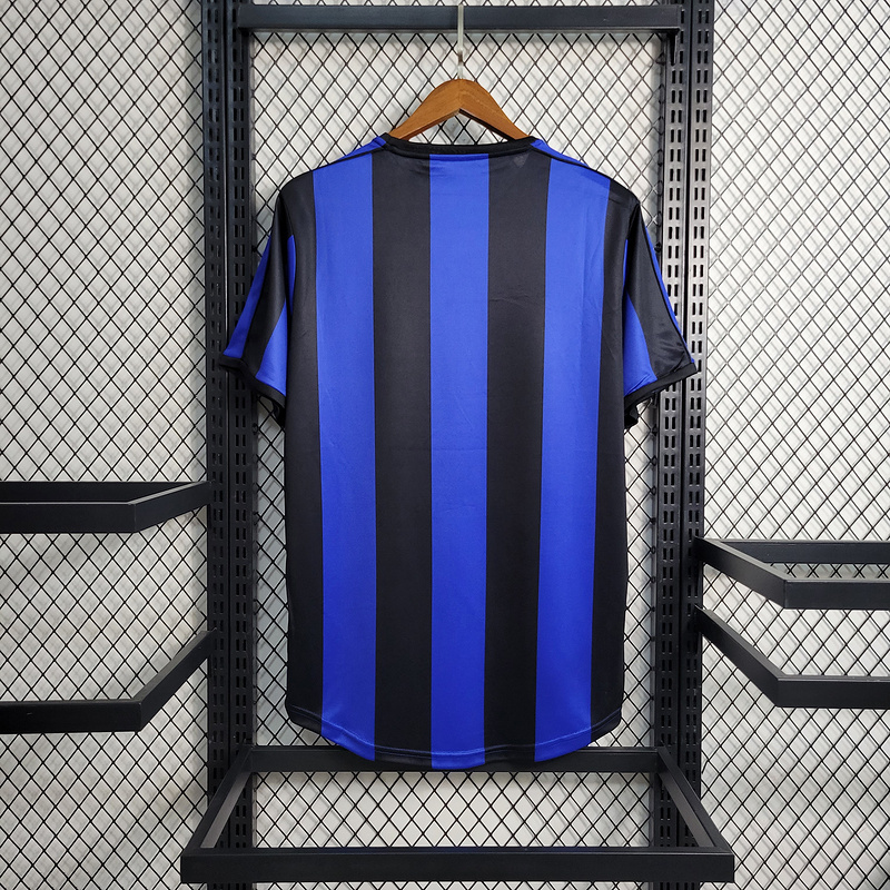 Retro 1999-00 Inter Milan Home Retro RONALDO MORIERO ZAMORANO BAGGIO  Football jersey