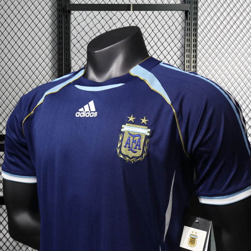 retro player 2006 Argentina away retro MESSI football jersey