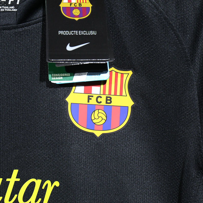 Retro Player 2011-12 Barcelona Away Retro MESSI PIQUE XAVI A.INISTA PUYOL Football jersey DAVID VILLA