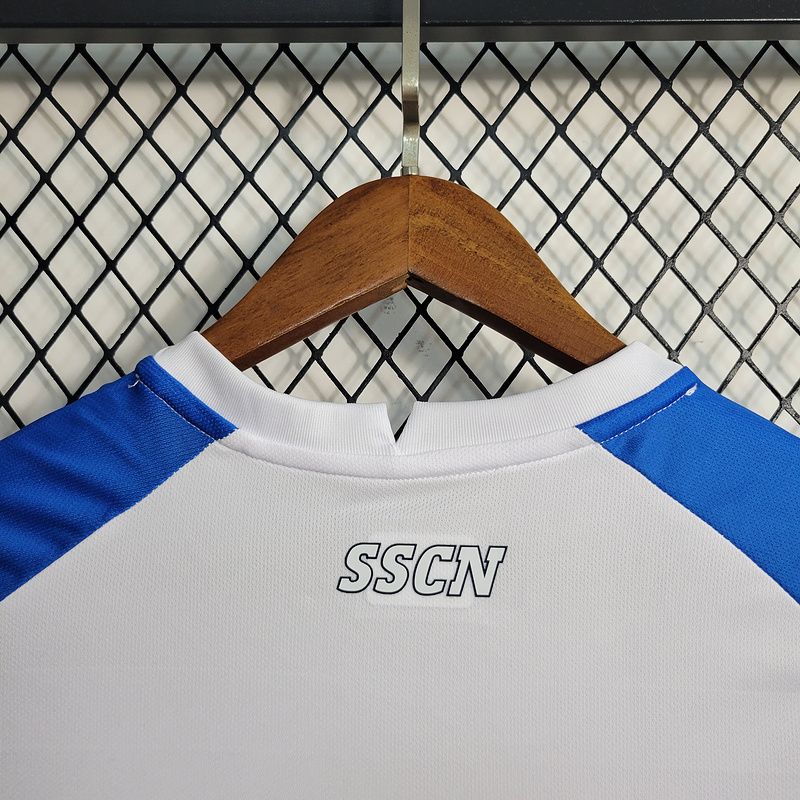 2023-24 Napoli Champions Edition White Football jersey