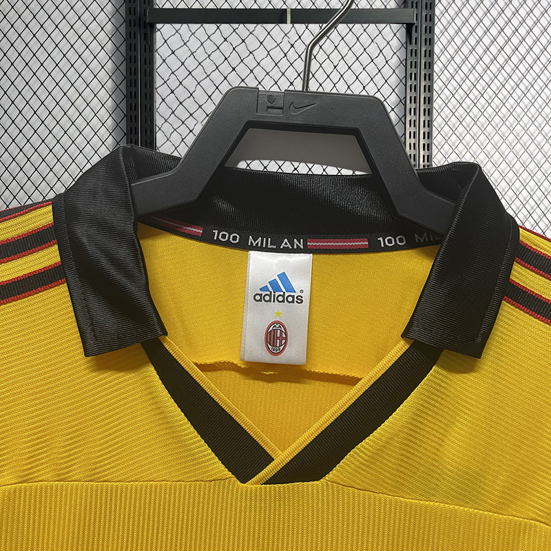 Retro 1999-00 AC Milan Away retro football jersey
