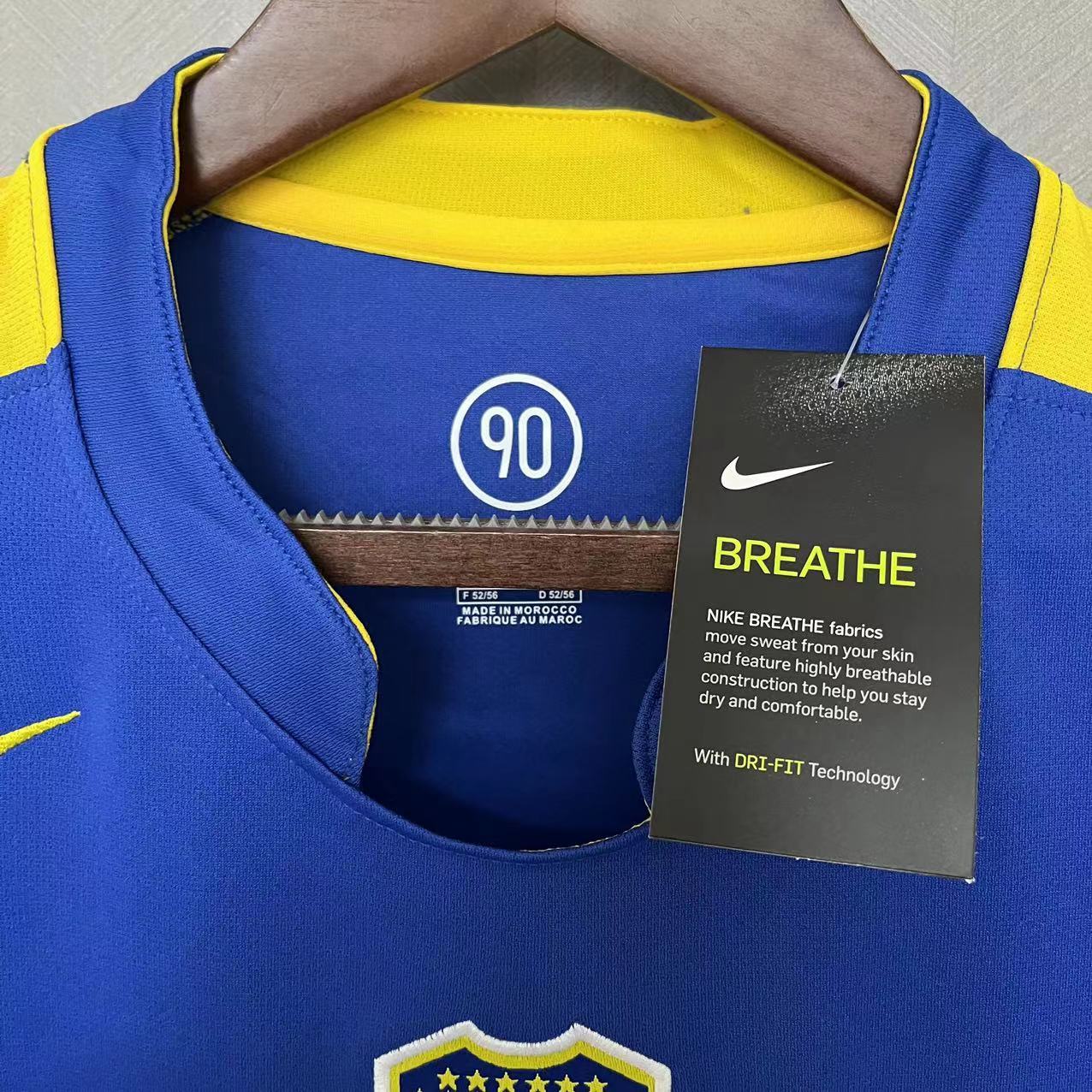 Retro 2005-06 Boca Juniors home Retro Football jersey