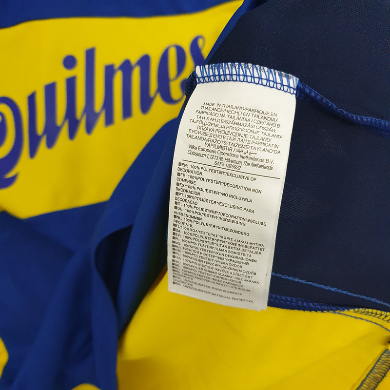 Retro 2001-02 Boca Juniors home Retro Football jersey