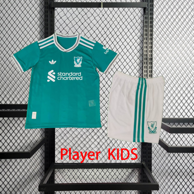 Player 2025-26 Liverpool Third Away Kids Football jersey
