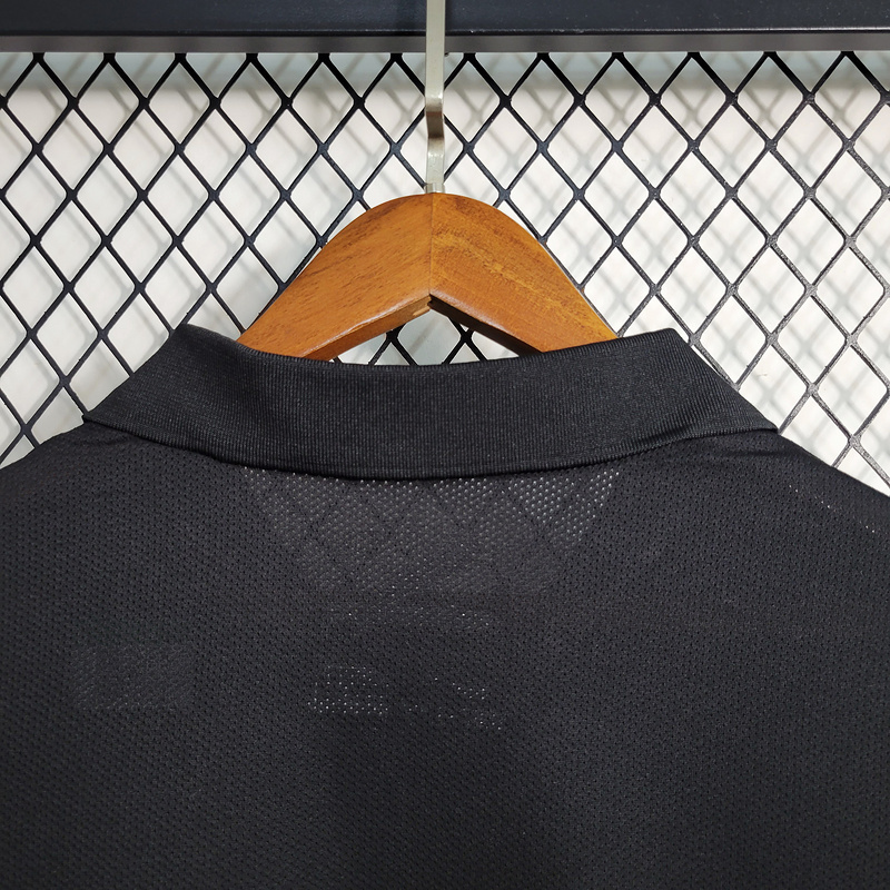 Retro 2013-14 Brazil Retro Black Football jersey