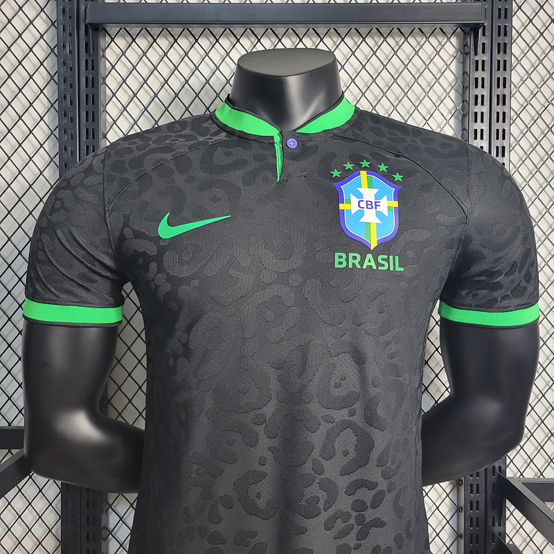 2022-23 Player Brazil Leopard Black VINI JP PAPHINHA CUNHA NAYMAR JR L.PAQUETA Football jersey