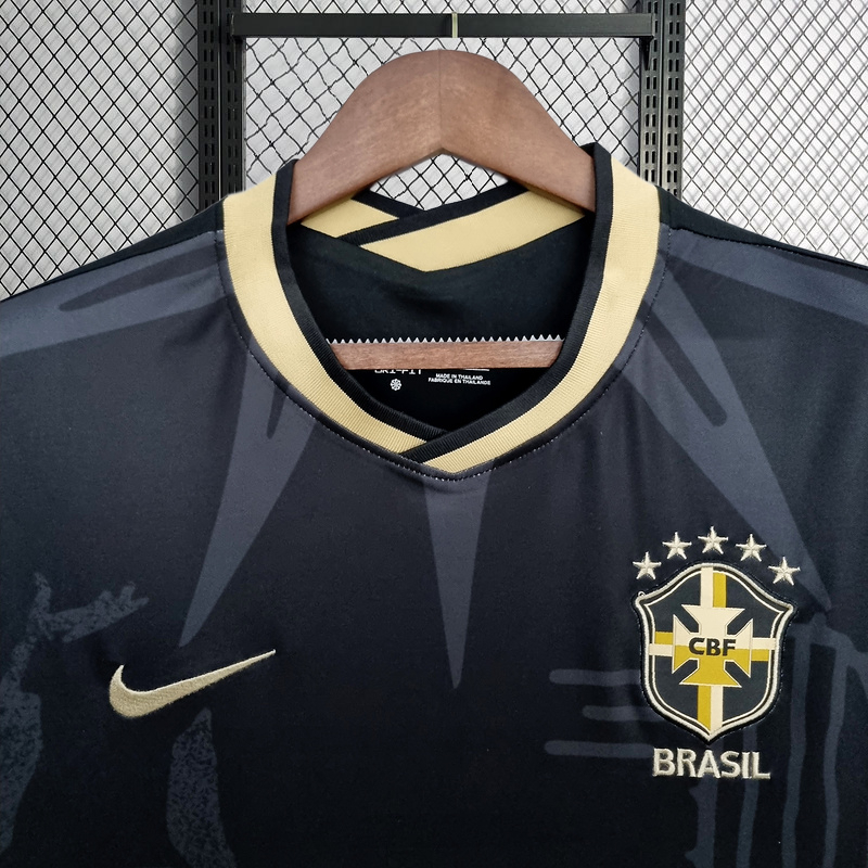 2022 Brazil Black Football jersey