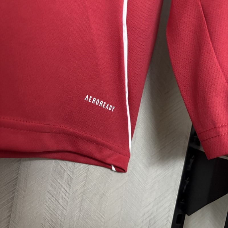 2025-26 Liverpool Home Long Sleeve Football jersey