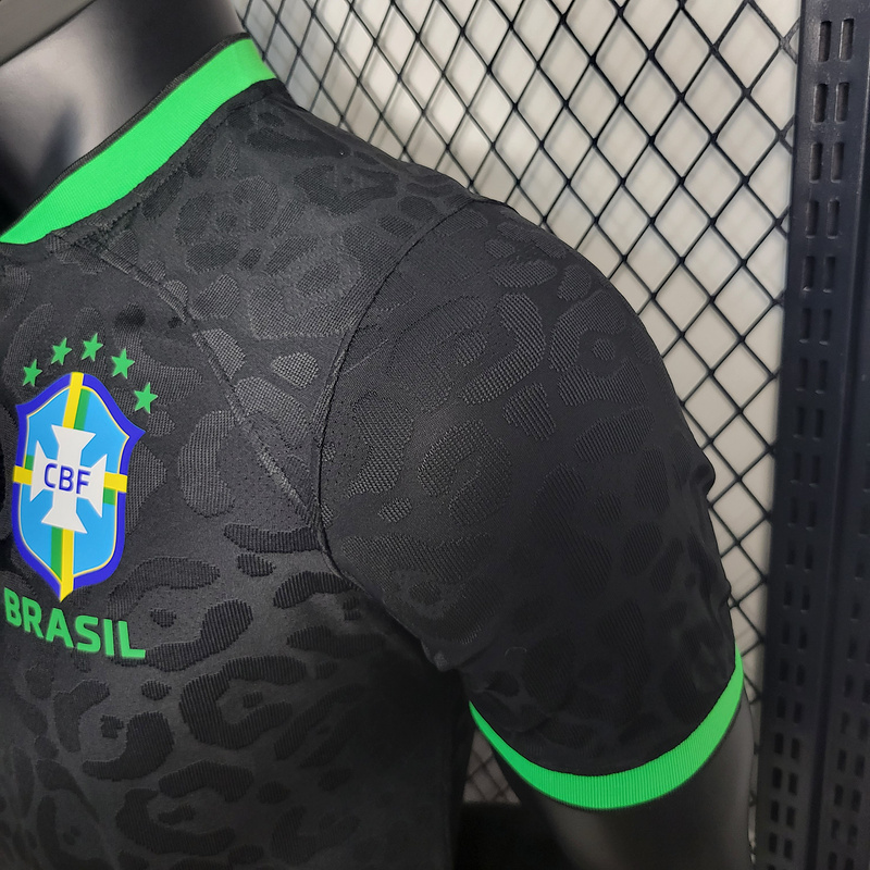 2022-23 Player Brazil Leopard Black VINI JP PAPHINHA CUNHA NAYMAR JR L.PAQUETA Football jersey