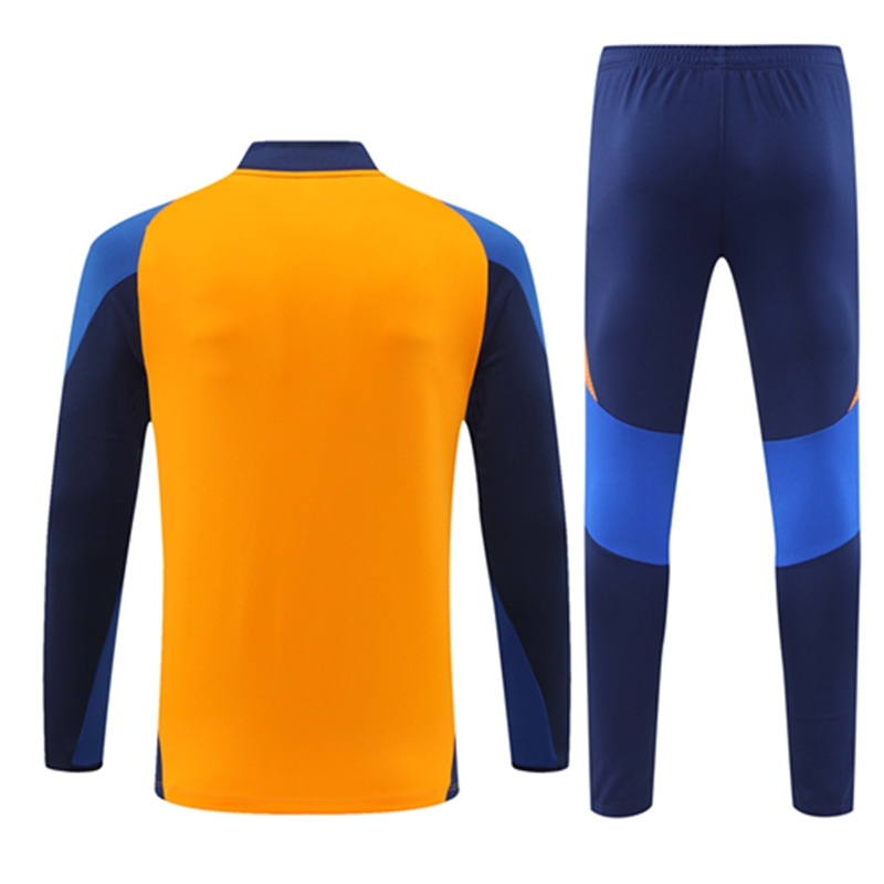 2024-25 Juventus Orange Yellow Long Sleeve Training Suit