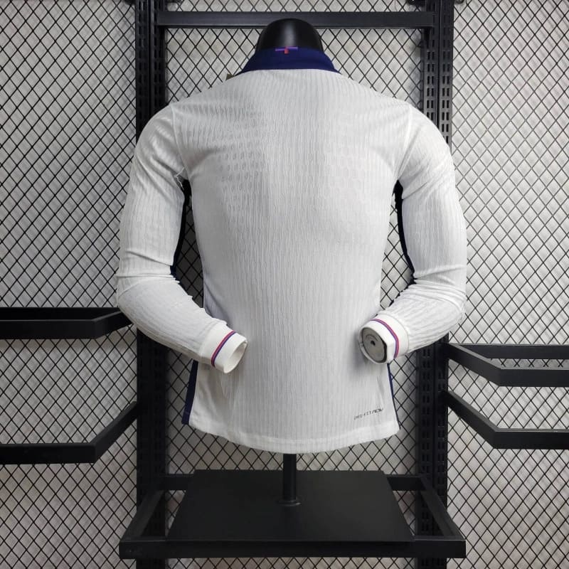 2024-25 England Home Player Long Sleeve  KANE RICE MAGUIRE Football jersey