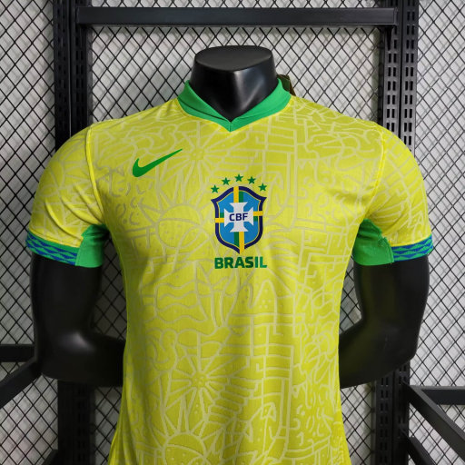 Player Edition 2024-25 Brazil Home Vini Jr ENDRICK RICHARLISON Football jersey