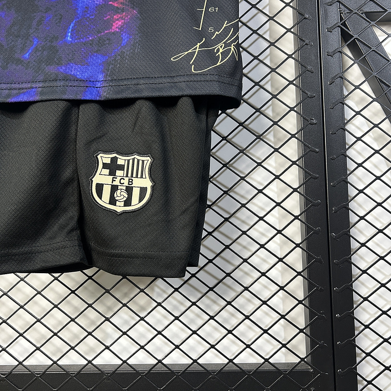 2025-26 Barcelona Special Edition kids Football jersey