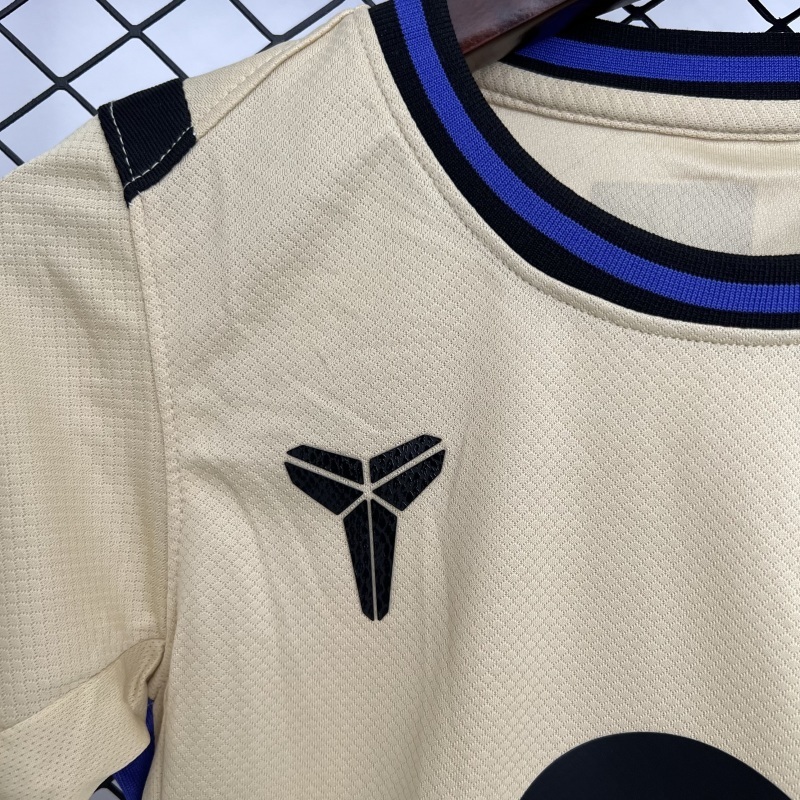 2025-26 Barcelona Away kids Football jersey