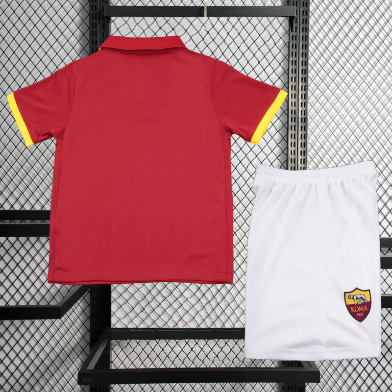 Retro 2014-15 AS Roma home retro kids Football jersey