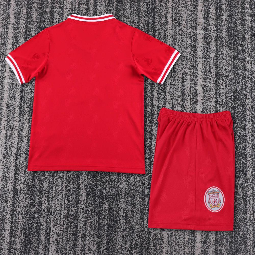 Retro kids 1996-97 Kids Liverpool Home retro Football jersey