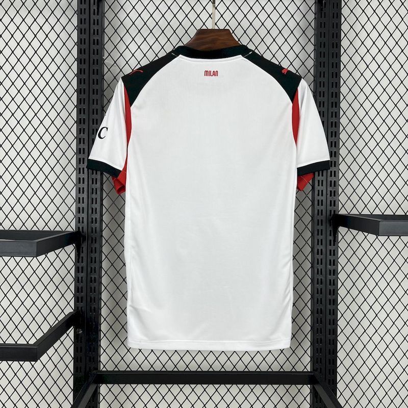 2025-26 AC Milan White Away Football jersey
