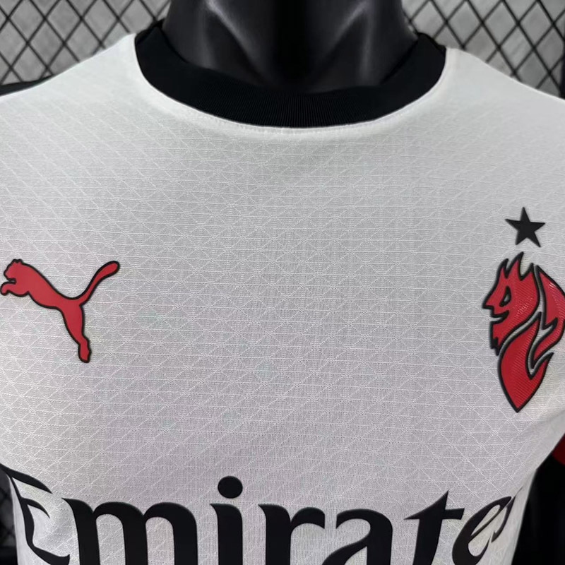 Player 2025-26 Ac Milan White Football jersey