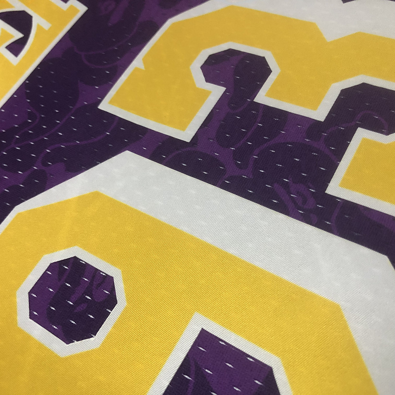 1996-97 NBA Lakers  93 BAPE Basketball Jersey
