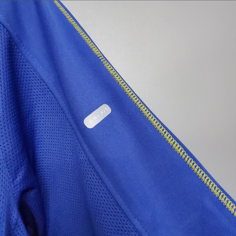 Retro 2003-04 Boca Juniors Home Retro Long sleeve Football jersey