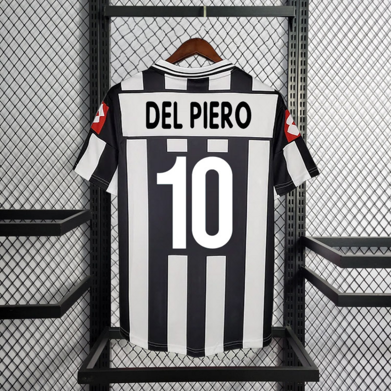 Retro 2001-02 Juventus home retro NEDVED CONTE DEL PIERO ZAMBROTTA  Football jersey