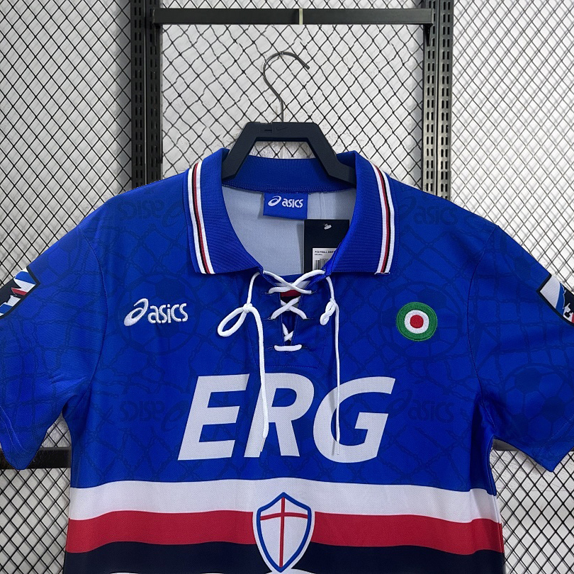 Retro 1994-95 Sampdoria Home Retro Football jersey
