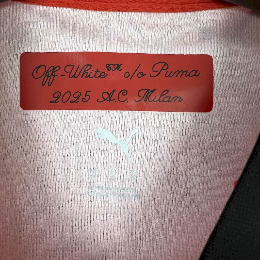2024-25 AC Milan Co-Branded Red Edition Kids Football jersey