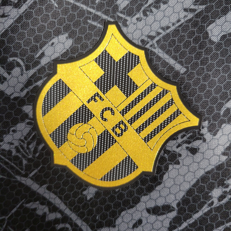 2023-24 Barcelona Black Gold Special Edition  GAVI LEWANDOWSKI F. DE JONG PEDRI FERMíN Football jersey