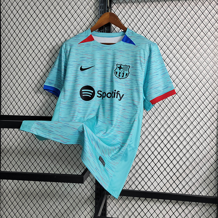 2023-24 Barcelona 2 Away  GAVI LEWANDOWSKI F. DE JONG PEDRI FERMíN Football jersey