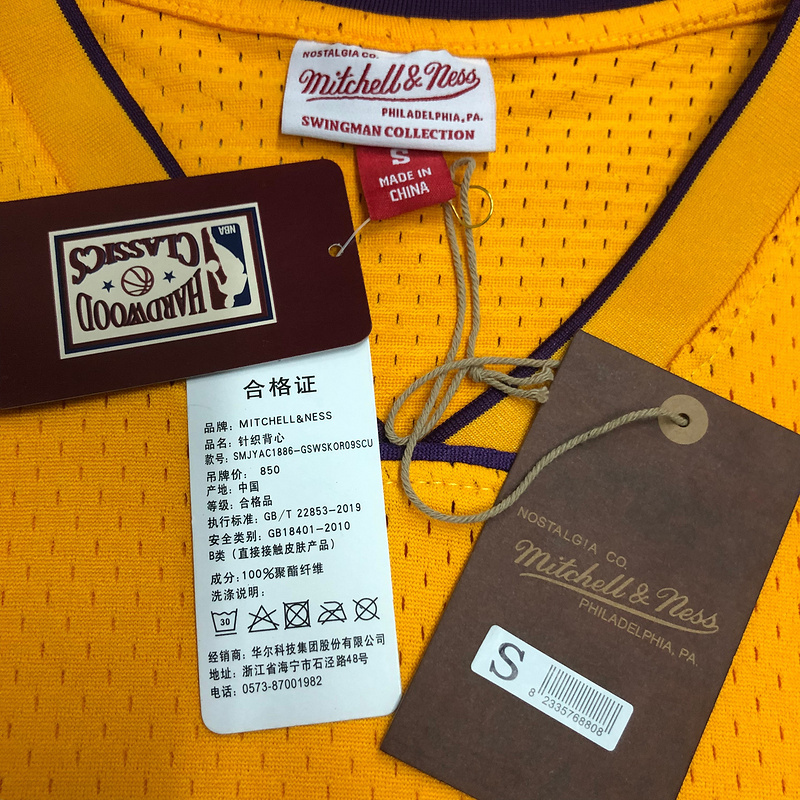 1999-00 NBA Lakers 8 BRYANT) Basketball Jersey