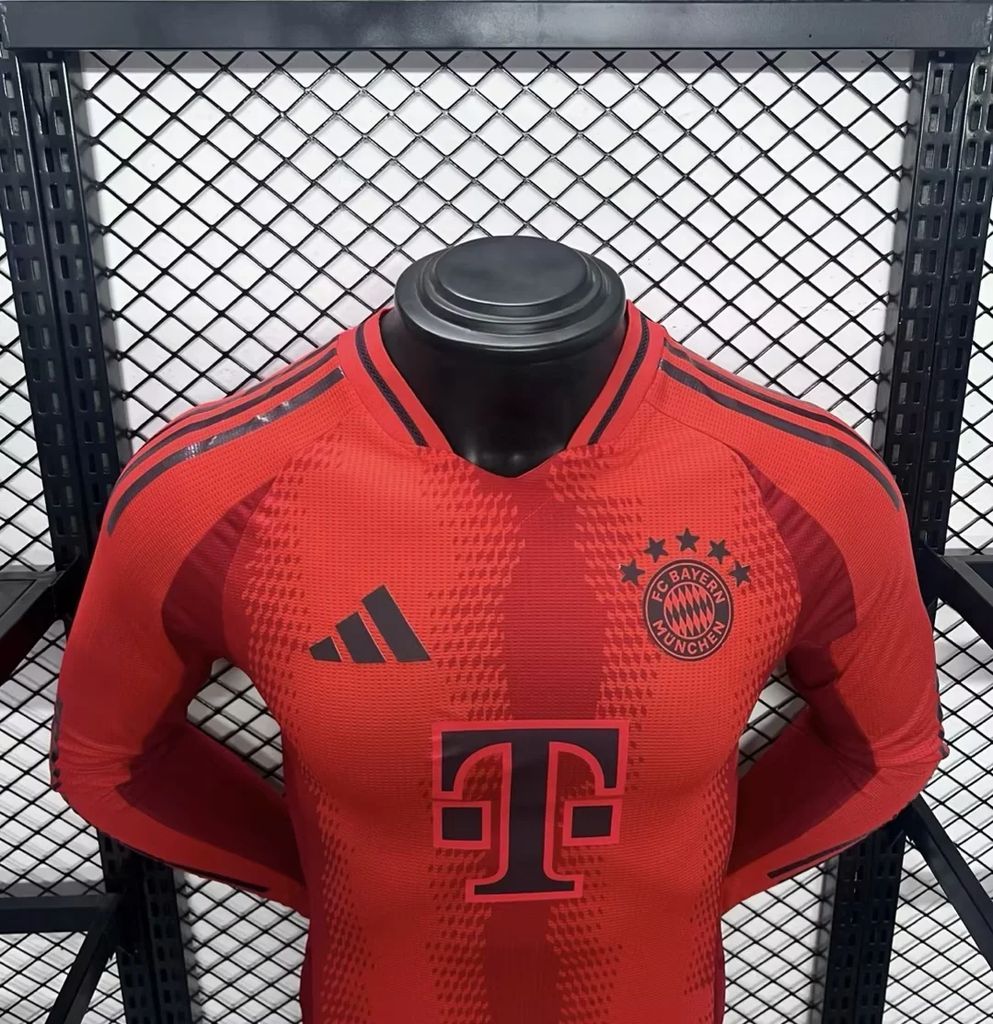 2024-25 Bayern Munchen Home Player Long Sleeve Football jersey