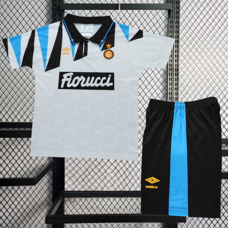 Retro Kids 1992-93 Kids Inter Milan Away Retro Football jersey