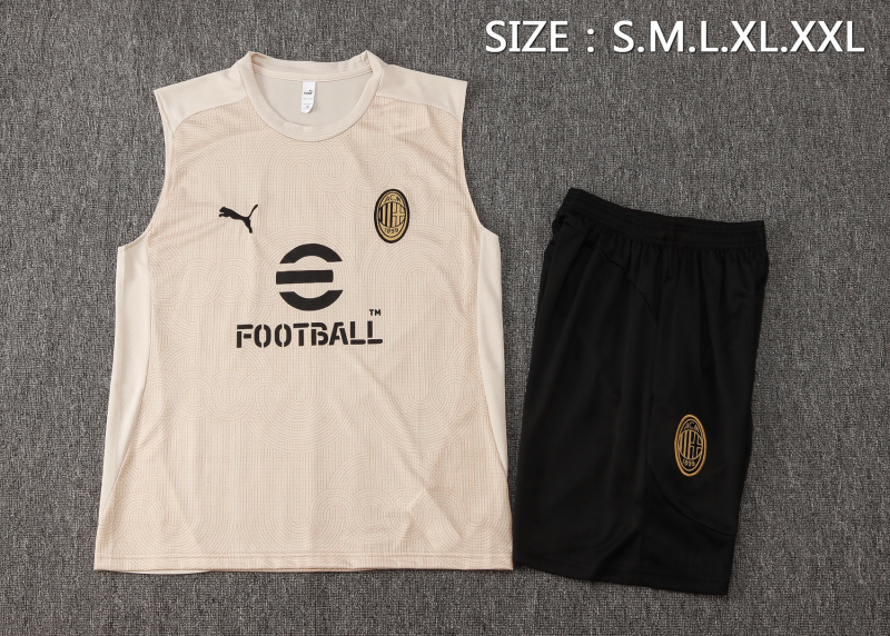 2024-25 AC Milan Sleeveless Vest Training Wear