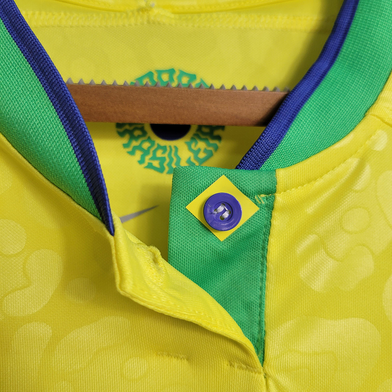 2022-23 Brazil Women's Home  VINI JP PAPHINHA CUNHA NAYMAR JR L.PAQUETA Football jersey