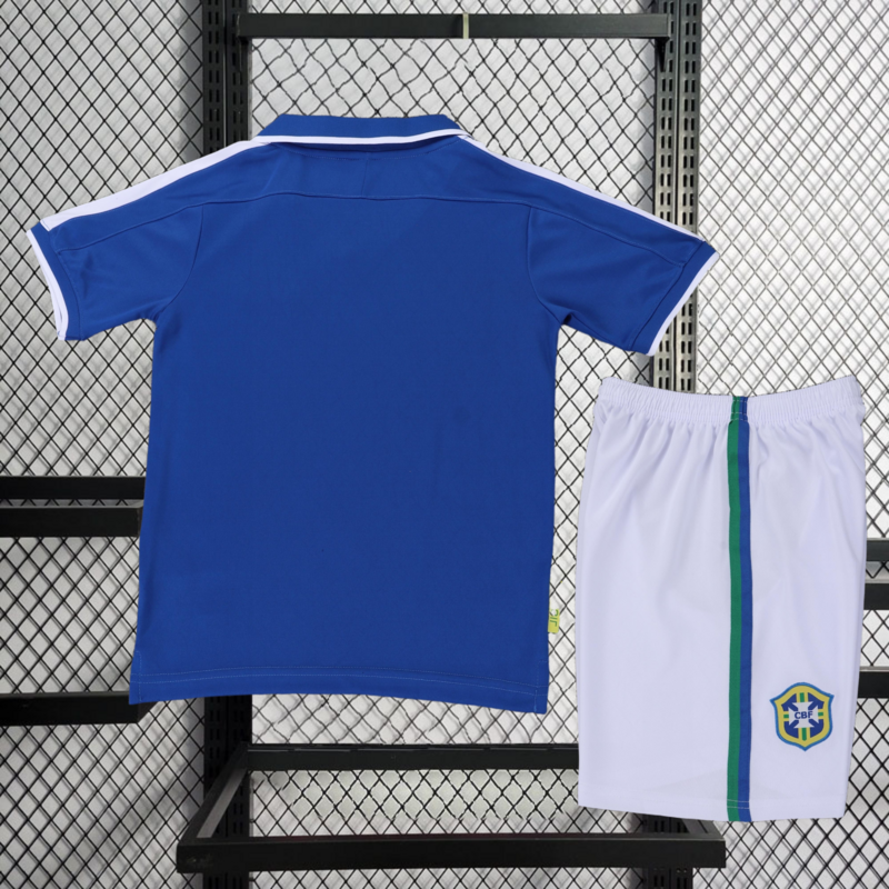 Retro 1997 KIDS Brazil away retro KIDS Football jersey
