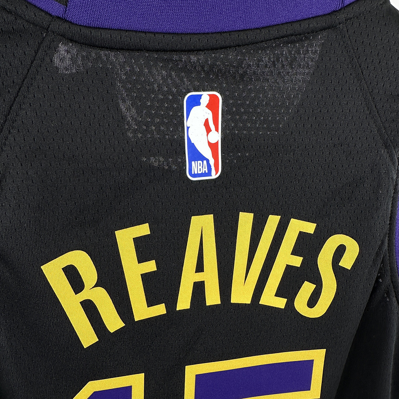 2024 NBA Lakers KIDS 15 REAVES Basketball Jersey