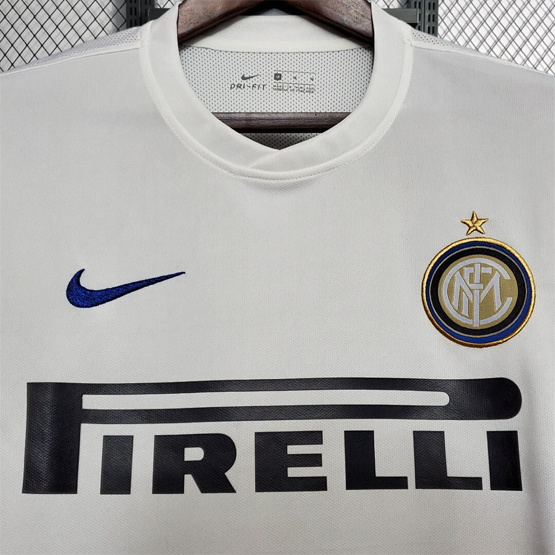 Retro 2010-11 Inter Milan away retro SNSIJDER J.ZANETTI MILITO ETO'O  Football jersey