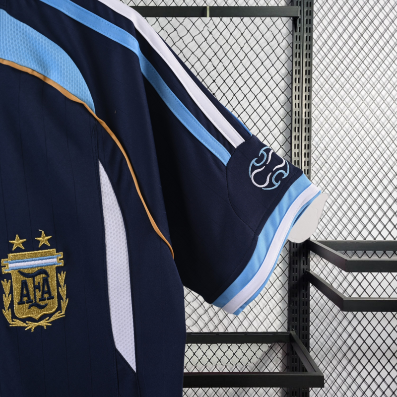 Retro 2006 Argentina away retro MESSI football jersey