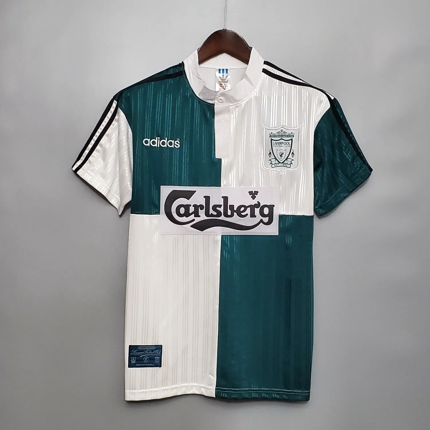 Retro 1995-96 Liverpool Away Retro Football jersey