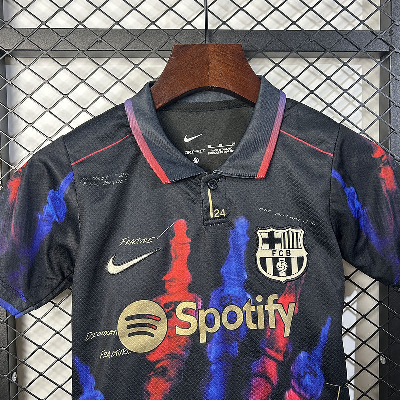 2025-26 Barcelona Special Edition kids Football jersey
