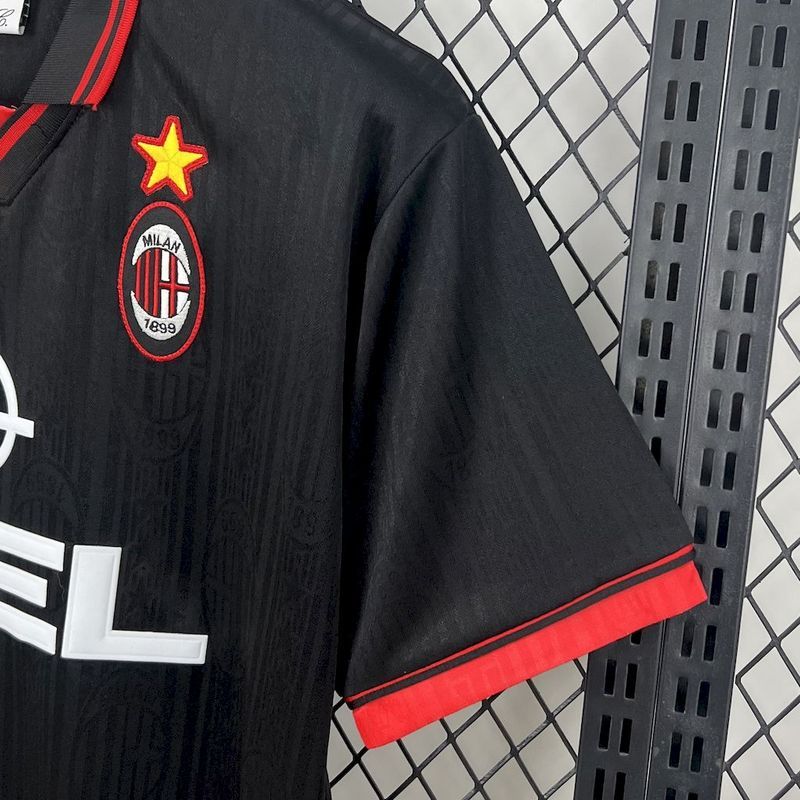 Retro 1997-98 AC Milan Third Away Retro BAGGIO BARESI VIEIRA ALBERRTINI Football jersey