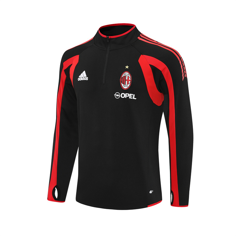2005-06 AC Milan Retro Long Sleeve Half-Pull Training Suit