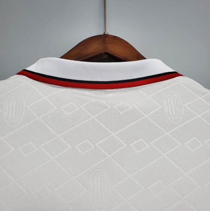 Retro 1993-94 AC Milan away retro Football jersey