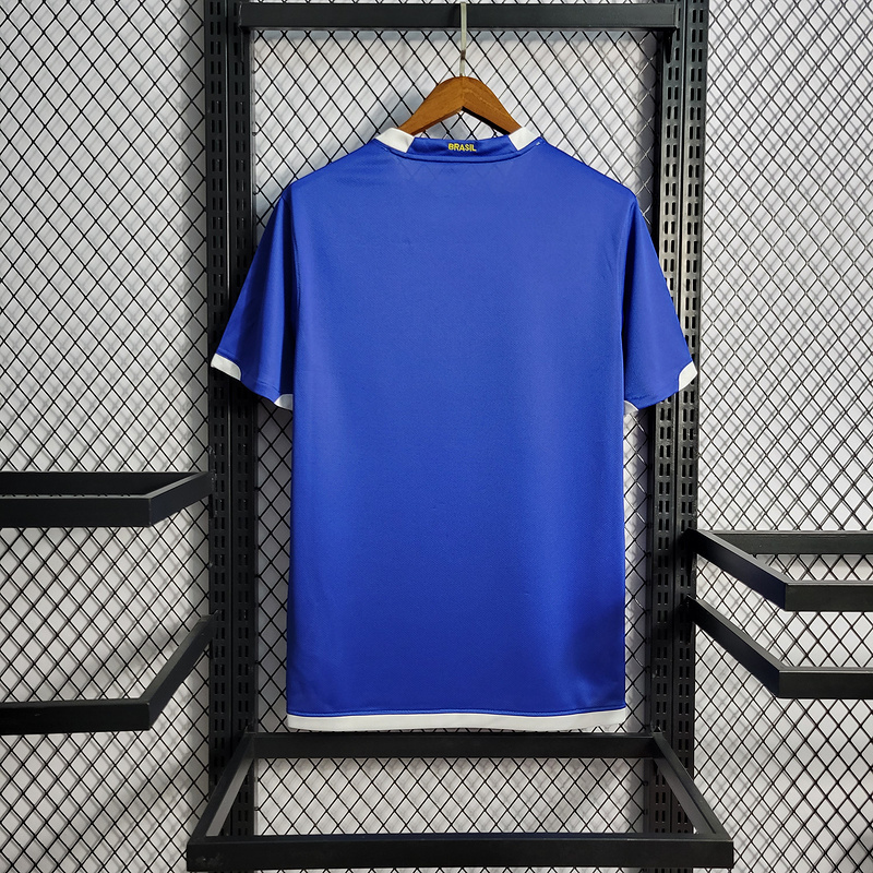 Retro 2006 Brazil Away retro RONALDO Ronaldinho KAKA R.CARLOS CAFU ROBINHO Football jersey