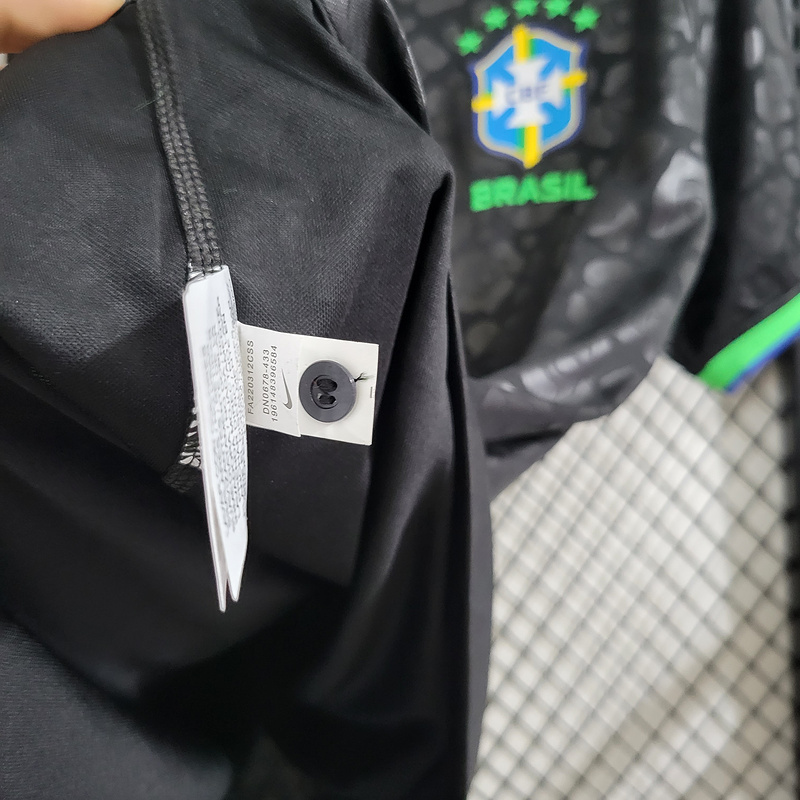2022-23 Brazil women's black leopard national team  VINI JP PAPHINHA CUNHA NAYMAR JR L.PAQUETA Football jersey