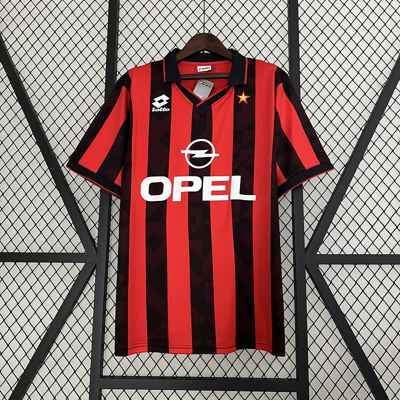 Retro 1988-89 AC Milan Home retro Football jersey