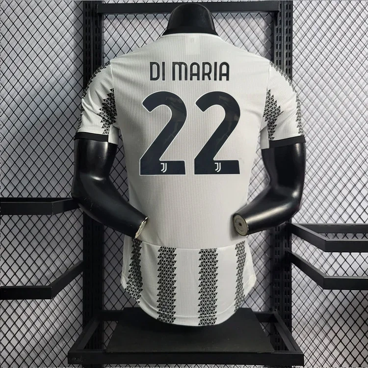 Player 2022-23 Juventus home VLAHOVIC Di Maria Chiesa Pogba McKennie Football jersey
