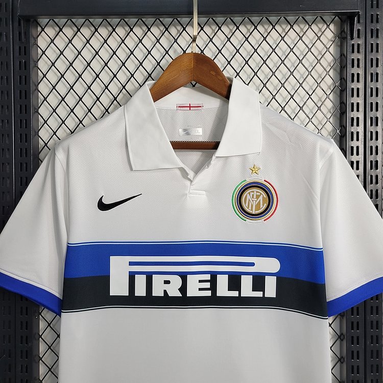 Retro 2009-10 Inter Milan away retro J.ZANETTI SNEIJDER BALOTELLI MILITO ETO'O Football jersey