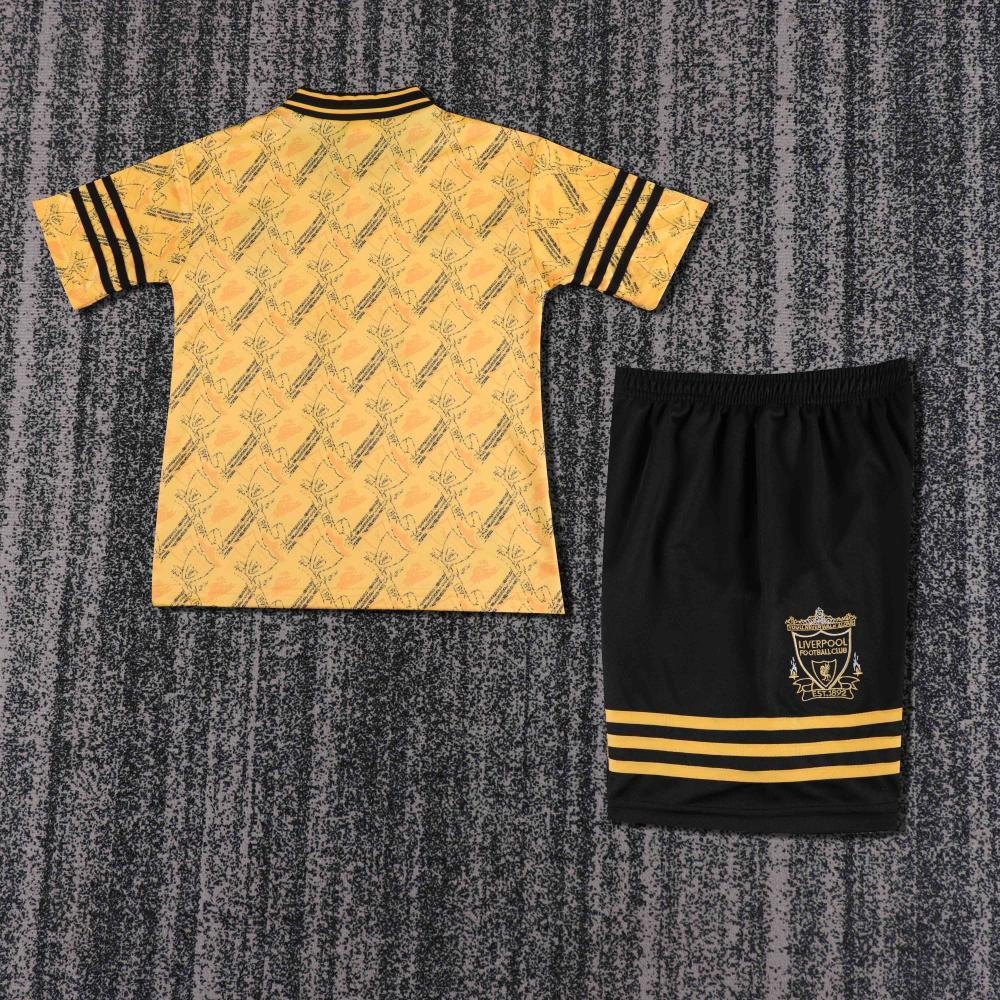 Retro kids 1994-96 Kids Liverpool Away retro Football jersey